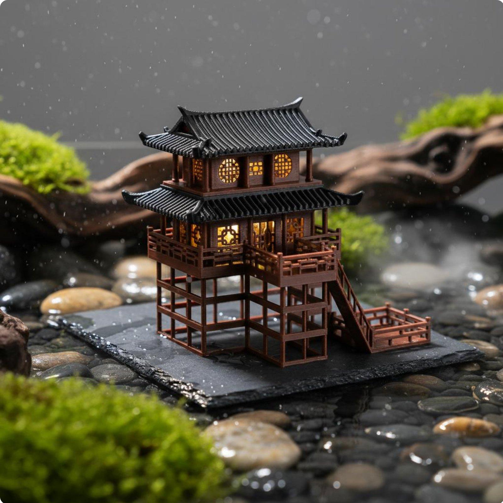 Plastikowa pagoda bonsai na st – Us Bonsai Garden recenzja i cena